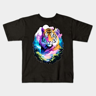 Tiger in the Mountains and Forests Kids T-Shirt